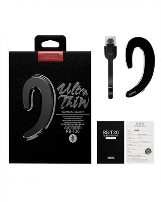 Bluetooth headset REMAX RB-T20 (multi-point + EDR) barva černá