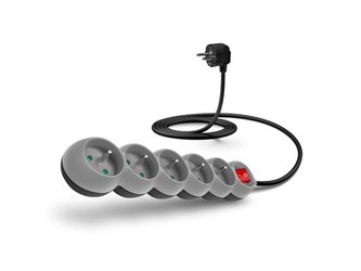 Prodlužovací přívod 5 zásuvek 2m CONNECT IT CI-1010