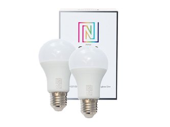 Chytrá WiFi žárovka LED E27  8.5W bílá teplá IMMAX NEO 07001B 2ks