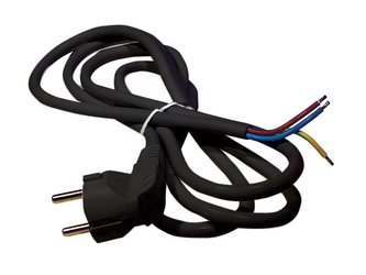 Flexo šňůra PVC 3x1,5mm 5m černá