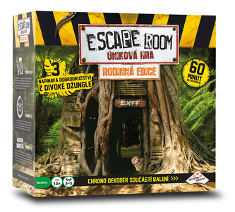 ESCAPE ROOM: úniková hra - Rodinná edice - 3 scénáře