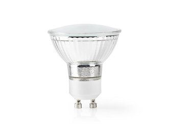 Chytrá WiFi žárovka LED GU10  4.5W bílá teplá NEDIS WIFILW12CRGU10 SMARTLIFE