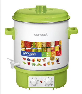 ZH0020 Zavařovací hrnec elektrický, smaltovaný, 27 l, s časovačem