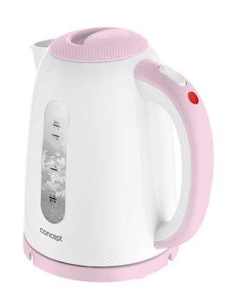 RK2332 Rychlovarná konvice plastová 1,7 l  Palette růžová