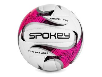 Míč SPOKEY GRAVEL PRO volejbalový růžový vel.5