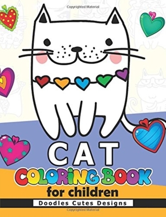 CAT COLORING BOOK FOR CHILDREN