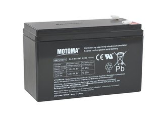 Baterie olověná 12V   7.5Ah MOTOMA (konektor 4,75 mm)