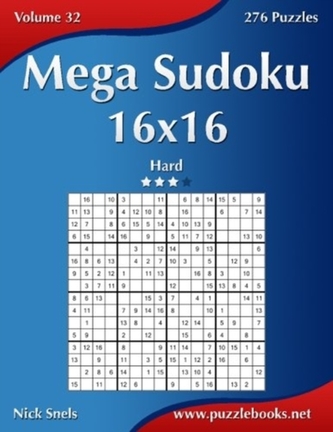 MEGA SUDOKU 16X16 - HARD - VOLUME 32 - 2