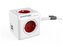 Zásuvka POWERCUBE EXTENDED USB s kabelem 1.5m RED