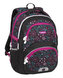 Bagmaster Školní batoh THEORY 9 B BLACK/PINK/GREEN