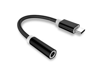 Adaptér YENKEE YTC 101 USB-C/JACK černý