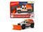Kovové auto Pick Up se sněžným pluhem 17 cm