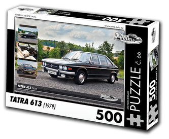 Retro auta Puzzle č. 66 - TATRA 613 (1979) - 500 dílků