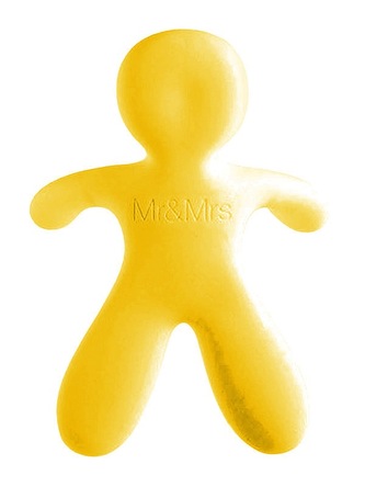 Vůně do auta Mr&Mrs Fragrance CESARE Vanilla žlutý