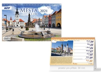 Města a obce ČR - stolní kalendář 2021
