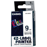 Páska, 9 mm x 8 m, CASIO, bílá-černá