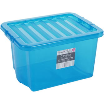 10843 BOX S VÍKEM 24L MODRÁ WHAM