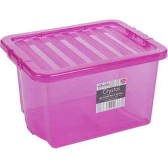 12322 BOX S VÍKEM 24L RŮŽOVÁ WHAM