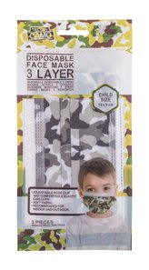 Trendy Camo Trendy Camo Rouška a respirátor 3 ks pro děti