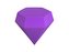 Gabriella Salvete Houbička na make-up Diamond Violet (Make-up Sponge) woman
