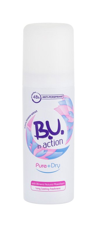 B.U. In Action Deodorant Pure+Dry 50 ml pro ženy