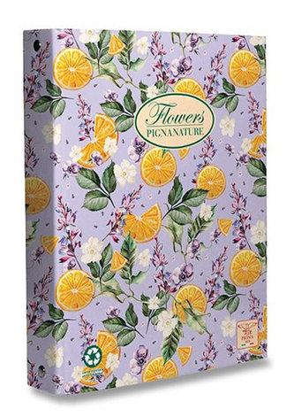 4kroužkový pořadač Pigna Nature Flowers A5, 35 mm, mix motivů