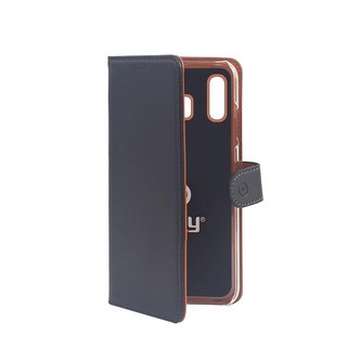 Celly pouzdro Wally s funkcí stojánku pro Samsung Galaxy A30, černá