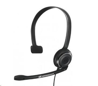 SENNHEISER PC 7 USB black (černý) headset - jednostranné sluchátko s mikrofonem