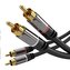 PREMIUMCORD kabel, 2x CINCH-2x CINCH M/M, 3m