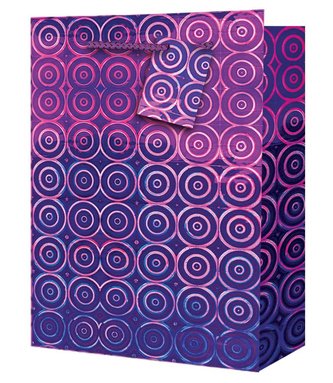 Taška large Holografická fialová - Dárkové tašky