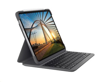 Logitech Pouzdro s klávesnicí Slim Folio Pro for iPad Pro 12.9-inch (3th gen), UK, Graphite