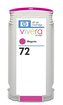HP 72 Magenta DJ Ink Cart, 130 ml, C9372A