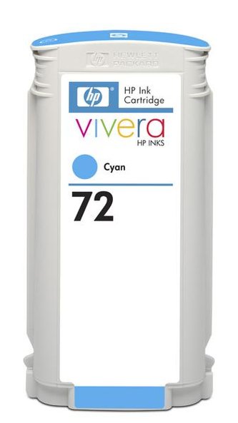 Inkjet cart.pro "DesignJet T610, T1100, T1100ps" tiskárny, HP "Nr.72" Cyan, 130ml