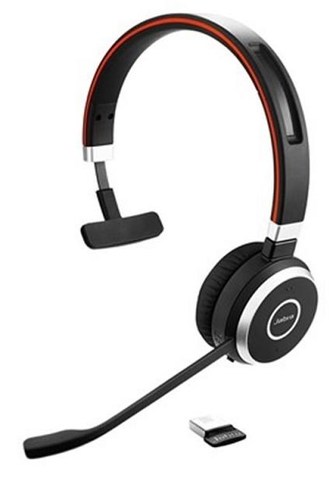 Jabra bezdrátová náhlavní souprava Evolve 65 UC, mono, MS