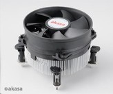 AKASA chladič CPU AK-CCE-7104EP pro Intel  LGA 775 a 1156, 92mm PWM ventilátor, do 95W