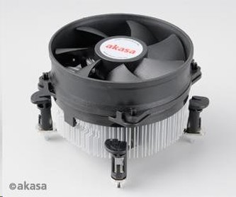 AKASA chladič CPU AK-CCE-7104EP pro Intel  LGA 775 a 1156, 92mm PWM ventilátor, do 95W