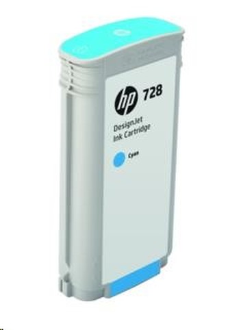 F9J67A Inkoust pro DesignJet T730, T830 tiskárny HP 728, cyan, 130ml