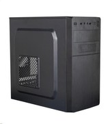 EUROCASE skříň MC X204 EVO black, micro tower, 1x USB 3.0, 2x USB 2.0, bez zdroje