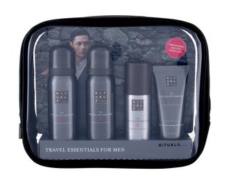 Rituals The Ritual Of Samurai sprchová pěna 50 ml + pěna na holení 50 ml + antiperspirant 50 ml + krém na obličej 30 ml + kosmetická taška Rituals The Ritual Of Samurai sprchová pěna 50 ml + pěna na holení 50 ml + antiperspirant 50 ml + krém na obličej 30 ml + kosmetická taška