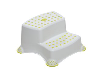 Dětský stupínek dvojitý White and Lime