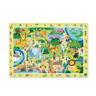 Puzzle V Zoo 45x31cm 80 dílků v krabici 25x16x6,5cm