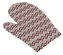 Kuchyňská chňapka - chevron bordový - chňapka 28x18 cm