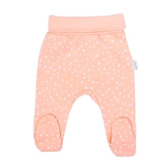 Kojenecké bavlněné polodupačky Nicol Rainbow růžové - velikost 80 (9-12m)