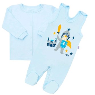 2-dílná kojenecká bavlněná soupravička New Baby Knight - velikost 80 (9-12m)