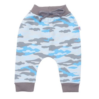 Kojenecké bavlněné tepláčky New Baby With Love modré - velikost 62 (3-6m)