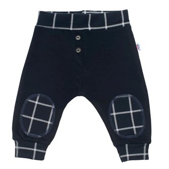 Kojenecké bavlněné tepláčky New Baby Cool tmavě modré - velikost 74 (6-9m)