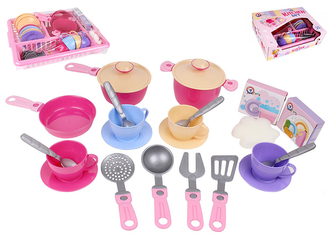 Kuchyňský set 36,5x27,5x11cm 25ks v krabičce