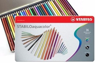 STABILOaquacolor 36 ks Kovové Pouzdro