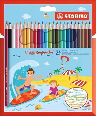 STABILOaquacolor 24 ks Kartonové Pouzdro