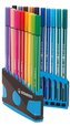 STABILO Pen 68 ColorParade antracit/modrá